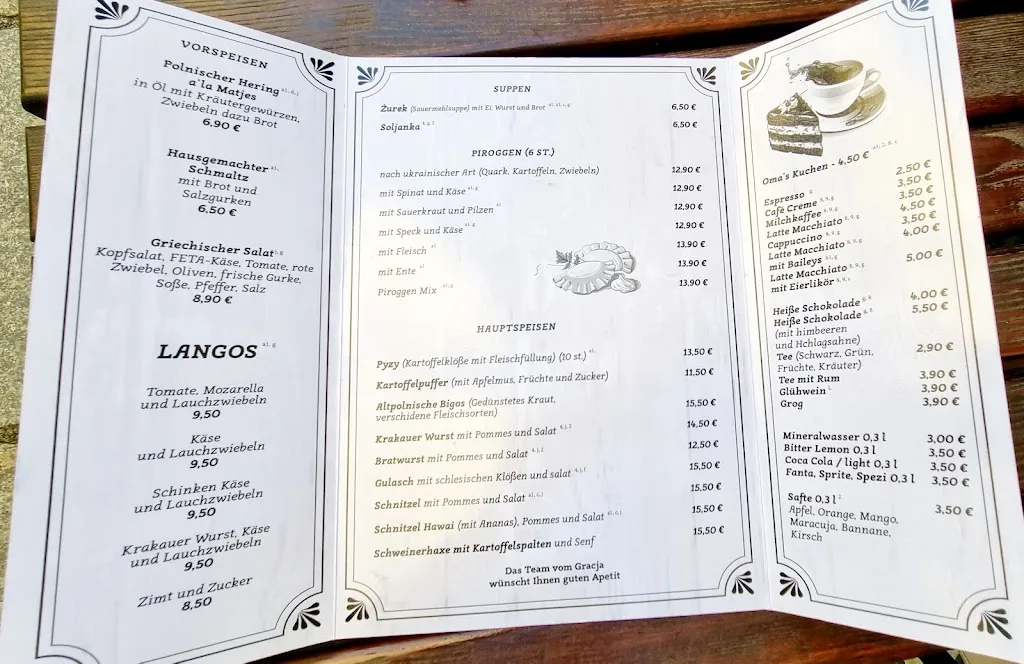 Menu_Gracja Restaurant_Görlitz_image_2