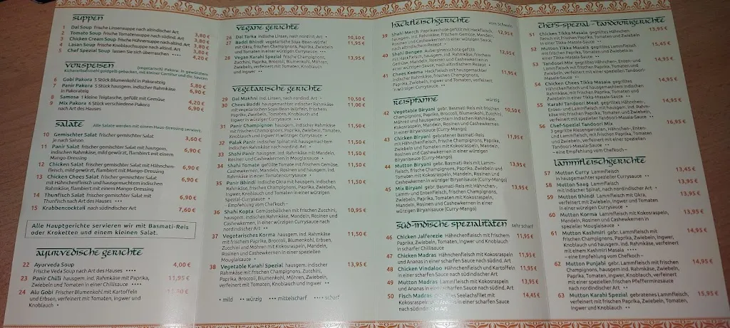 Menu_Krishna Indian Restaurant_Görlitz_image_1