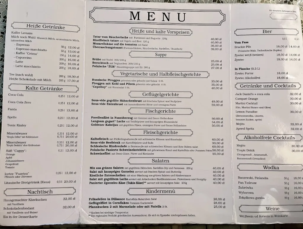 Menu_Altstadt Brewery_Poland_immagine_2