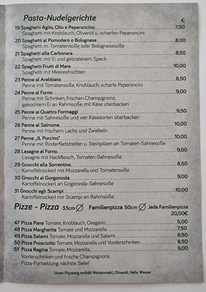 Menu_IL GUSTO Ristorante Pizzeria_Großenseebach_immagine_2