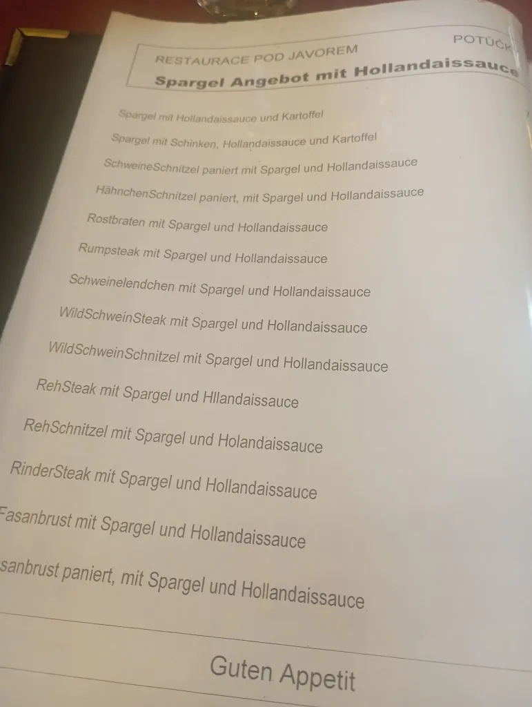 Menu_Restaurant unterm Ahorn_Czechia_image_2