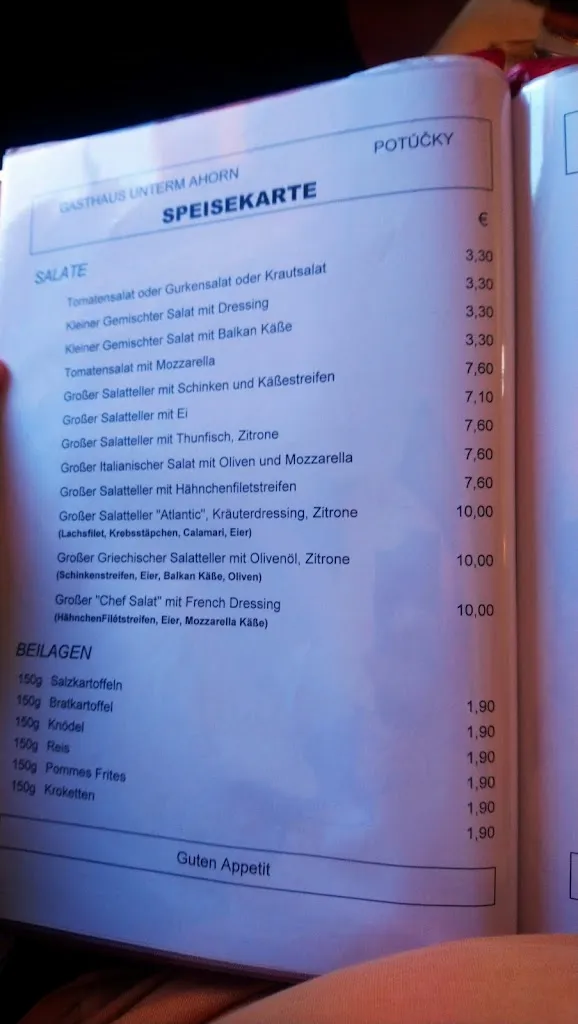 Menu_Restaurant unterm Ahorn_Czechia_image_4