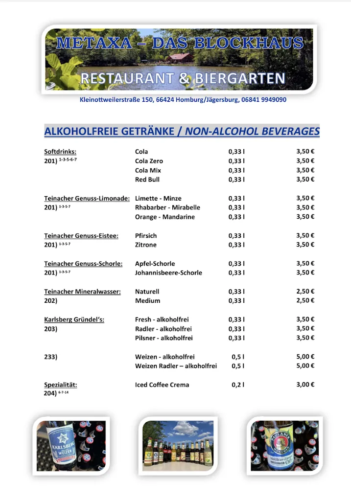 Menu_METAXA - DAS BLOCKHAUS Restaurant & Biergarten_Homburg_image_4