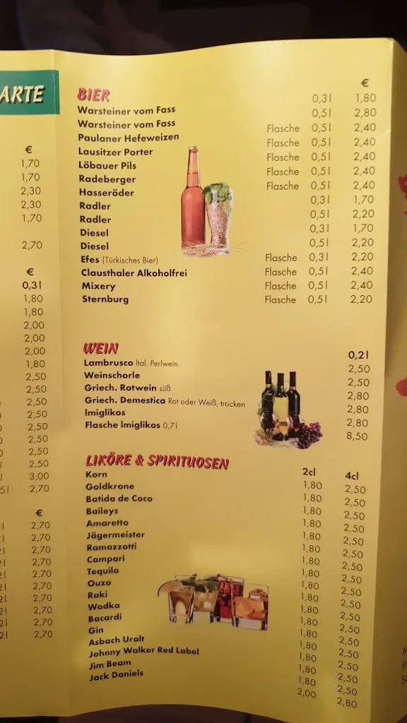 Menu_Arena Bistro & Bar_Löbau_immagine_1