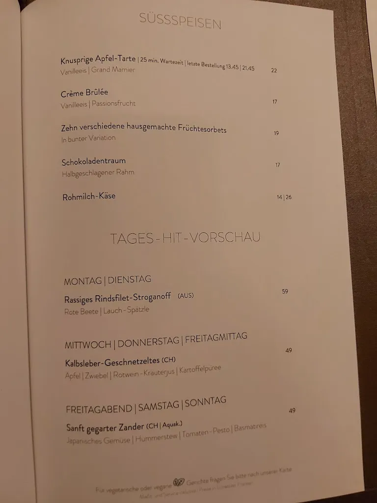 Menu_Restaurant Marée_Liechtenstein_imagen_4