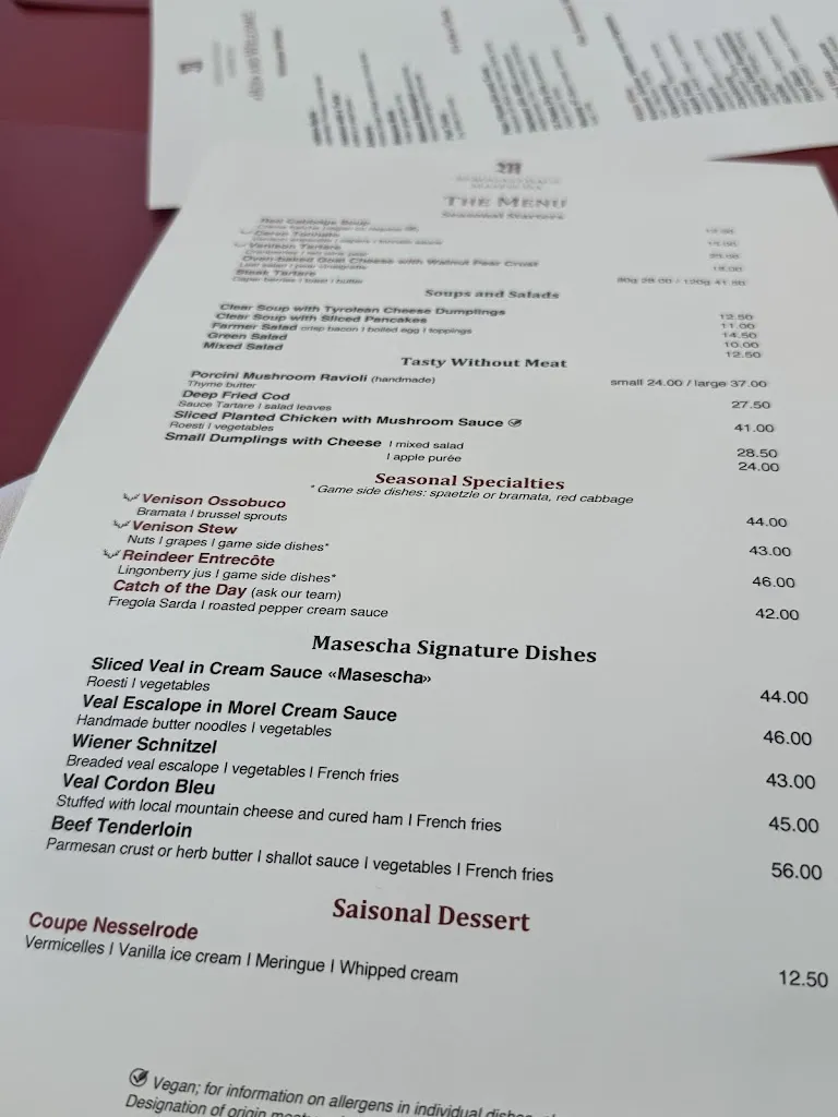 Menu_Berggasthaus Masescha_Liechtenstein_immagine_4