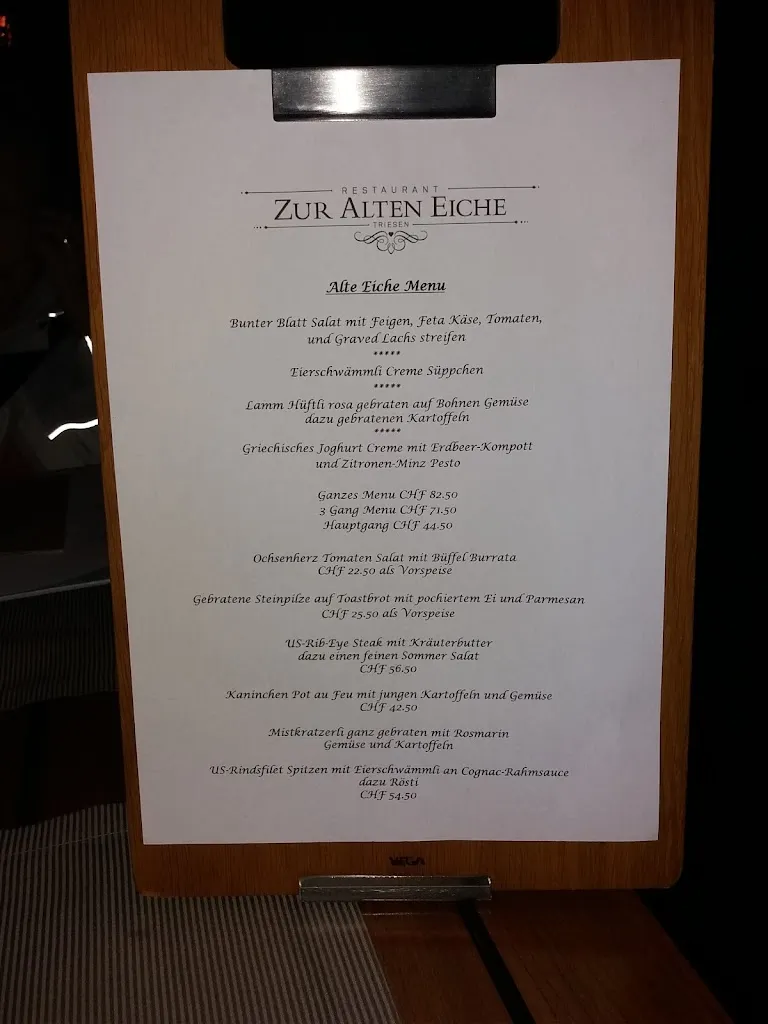 Menu_Zur Alten Eiche_Liechtenstein_image_2