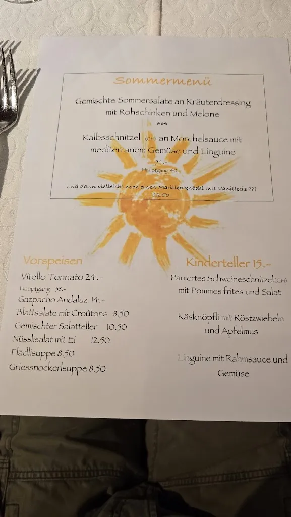 Menu_Restaurant Schäfle_Liechtenstein_image_2
