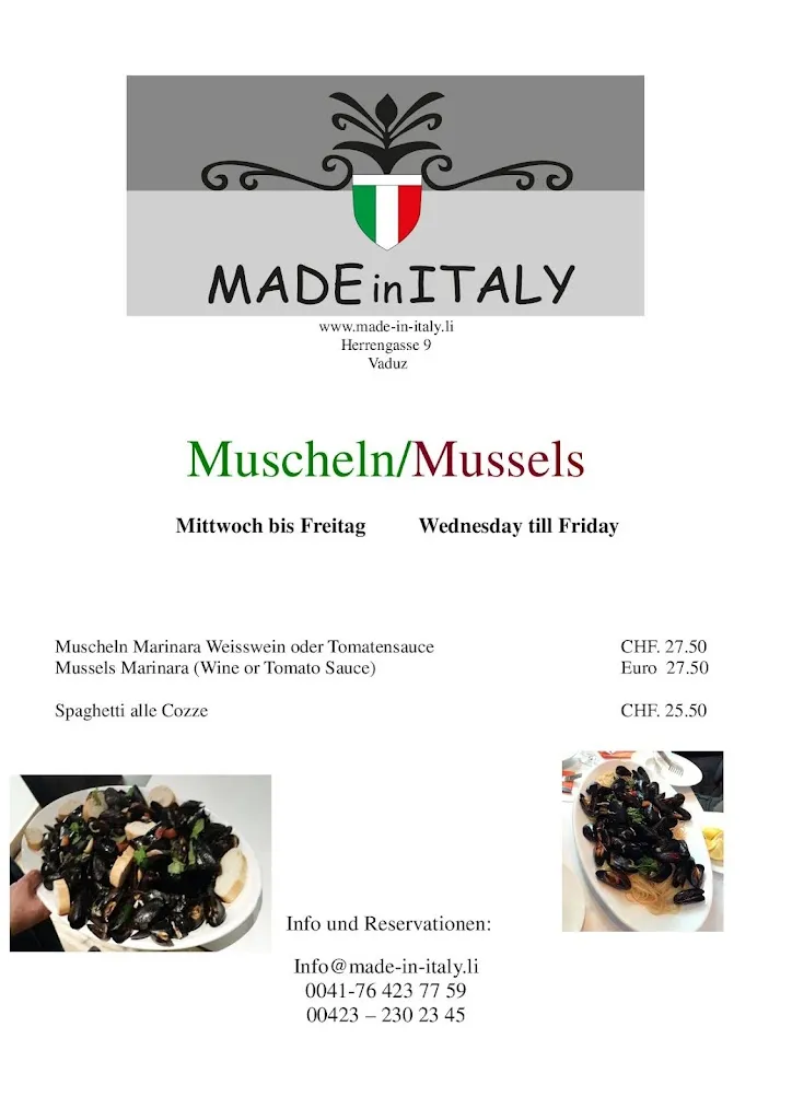 Menu_Made in Italy_Liechtenstein_image_1