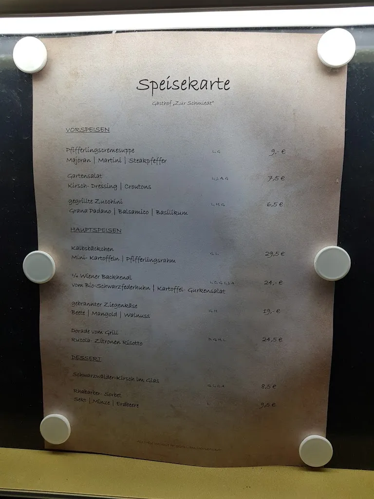 Menu_Gasthof Zur Schmiede_Limbach-Oberfrohna_immagine_2