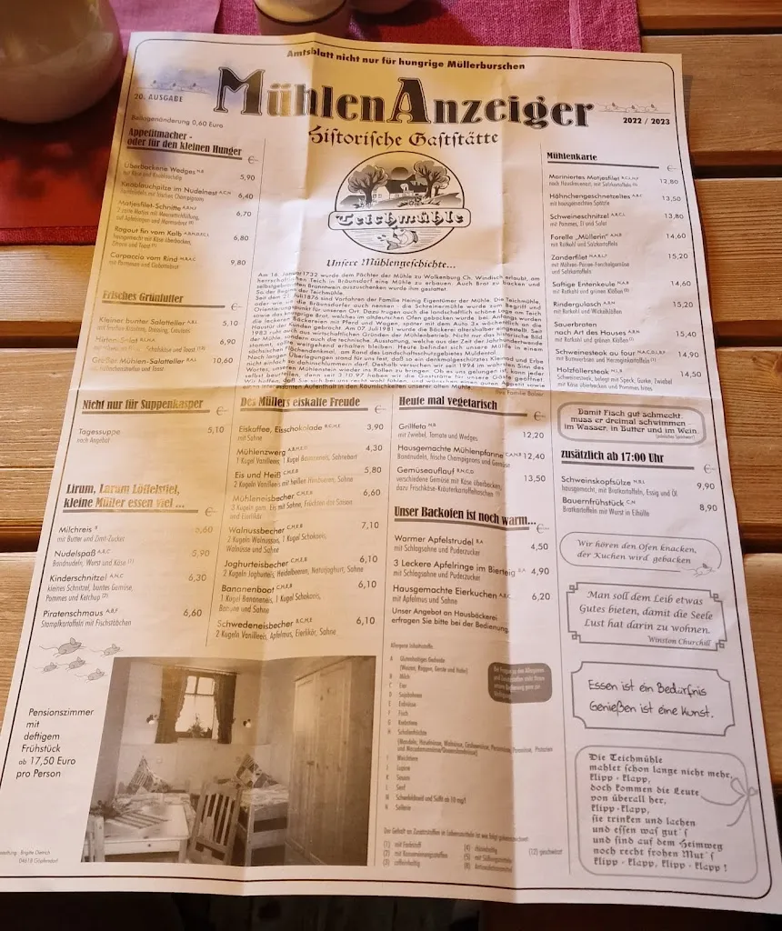 Menu_Gaststätte & Pension Teichmühle_Limbach-Oberfrohna_image_2