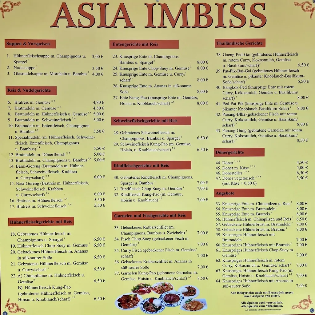 Menu_Asia Imbiss an der Turmpassage_Limbach-Oberfrohna_immagine_1