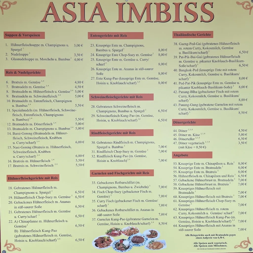 Menu_Asia Imbiss an der Turmpassage_Limbach-Oberfrohna_immagine_2