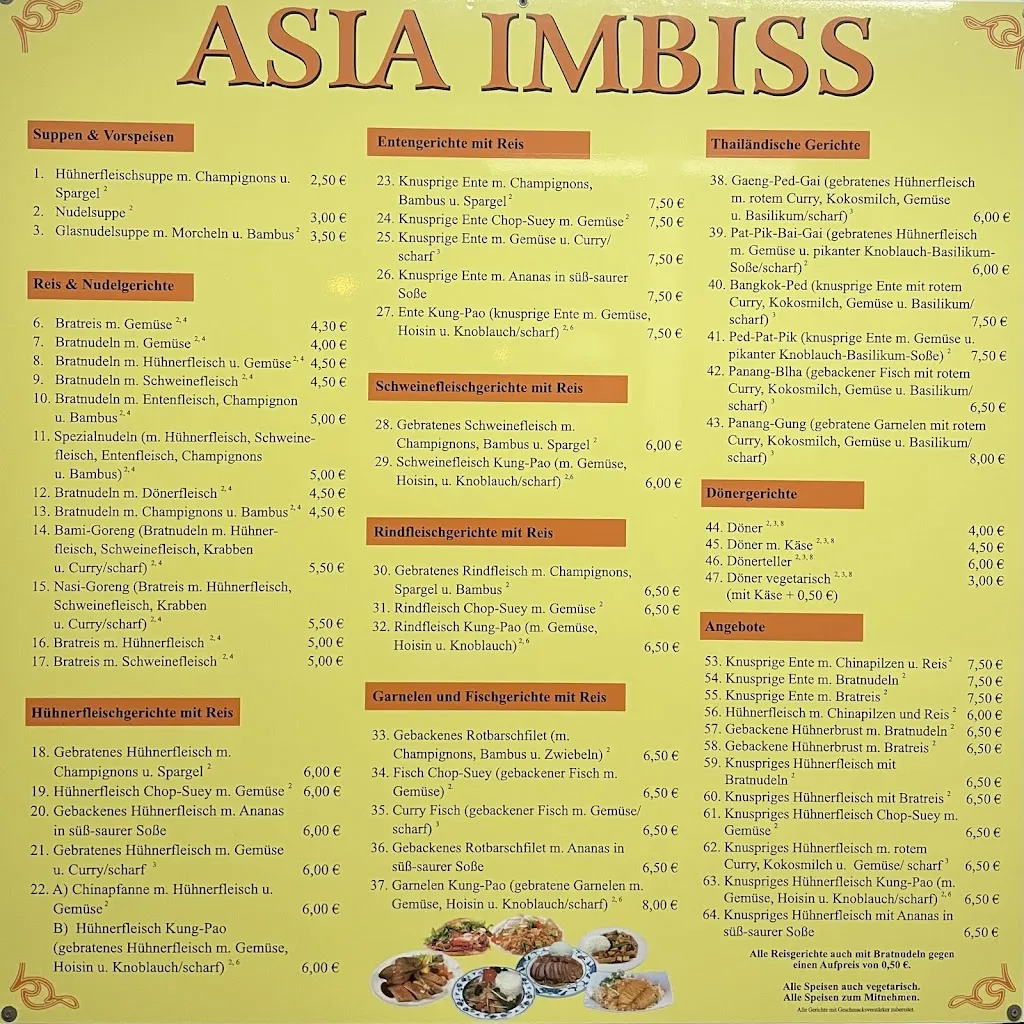 Menu_Asia Imbiss an der Turmpassage_Limbach-Oberfrohna_immagine_3