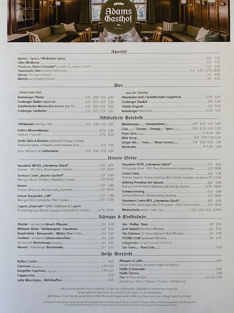 Menu_Adams Gasthof_Moritzburg_immagine_2