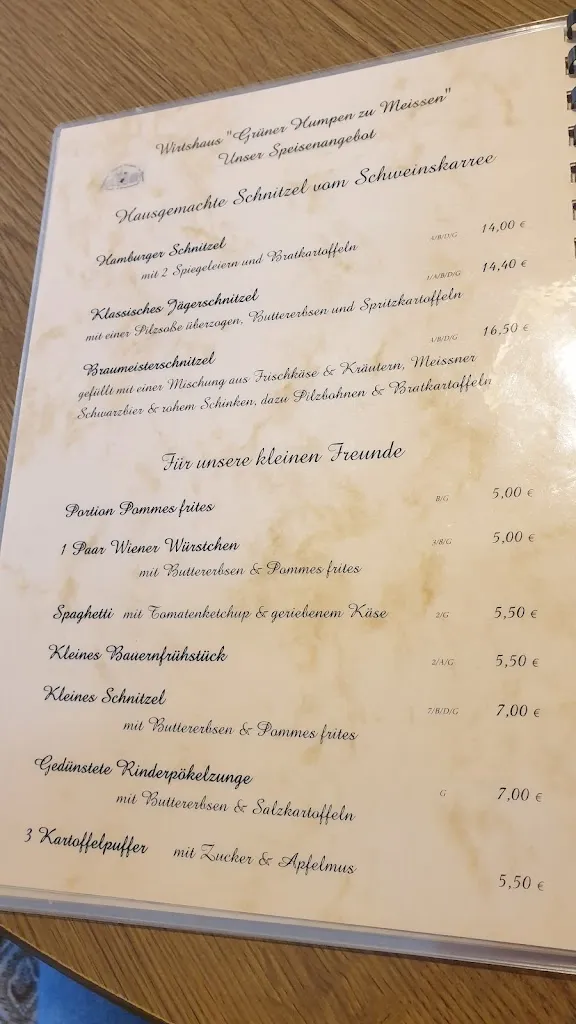 Menu_Grüner Humpen zu Meissen_Meißen_image_2