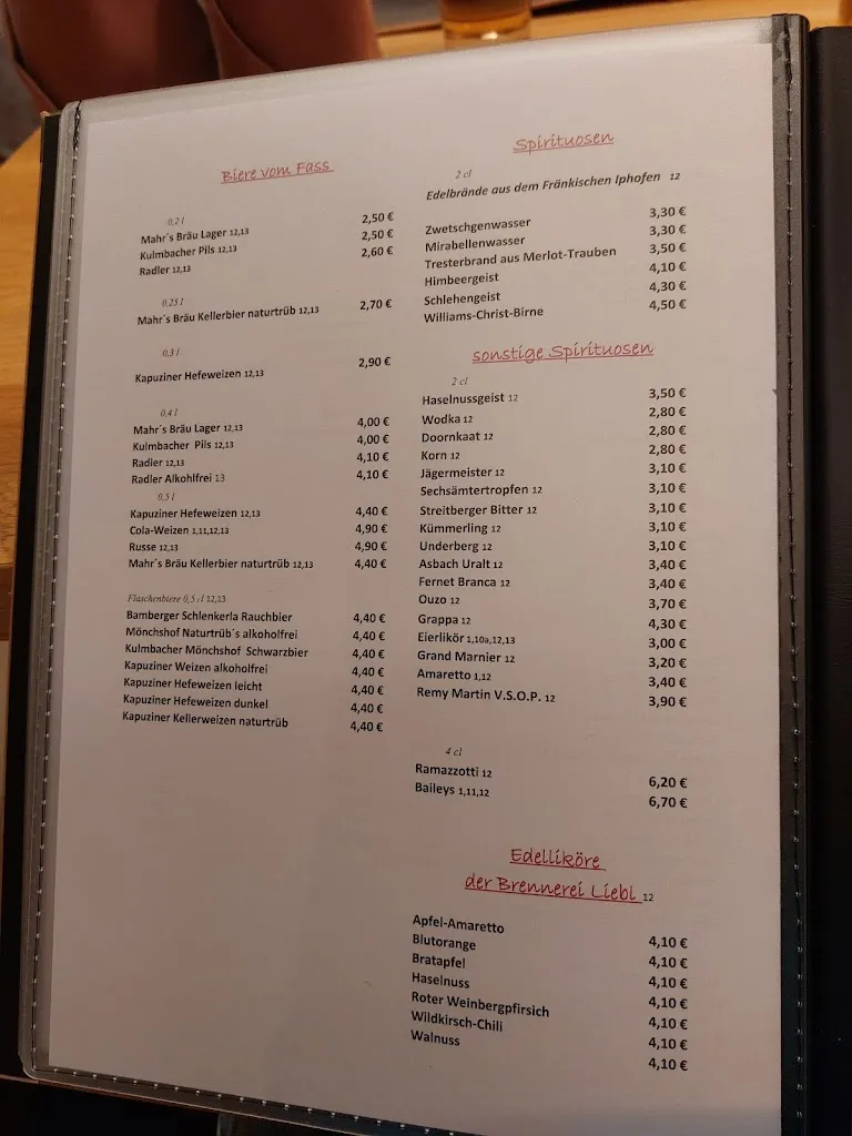 Menu_Landgasthof Scheubel_Gremsdorf_immagine_4