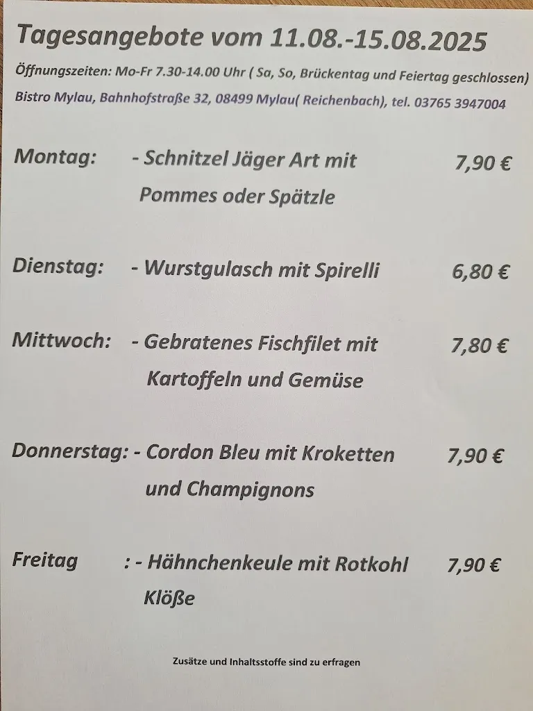 Menu_Bistro Mylau_Vogtland_image_1