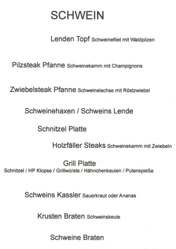 Menu_Zur Döllnitzaue Schweta | Gaststätte & Bowling_Mügeln_immagine_1