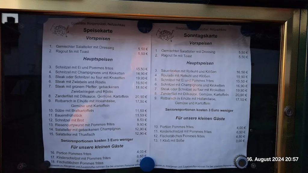 Menu_Gaststätte Bürgerstübel_Netzschkau_image_1