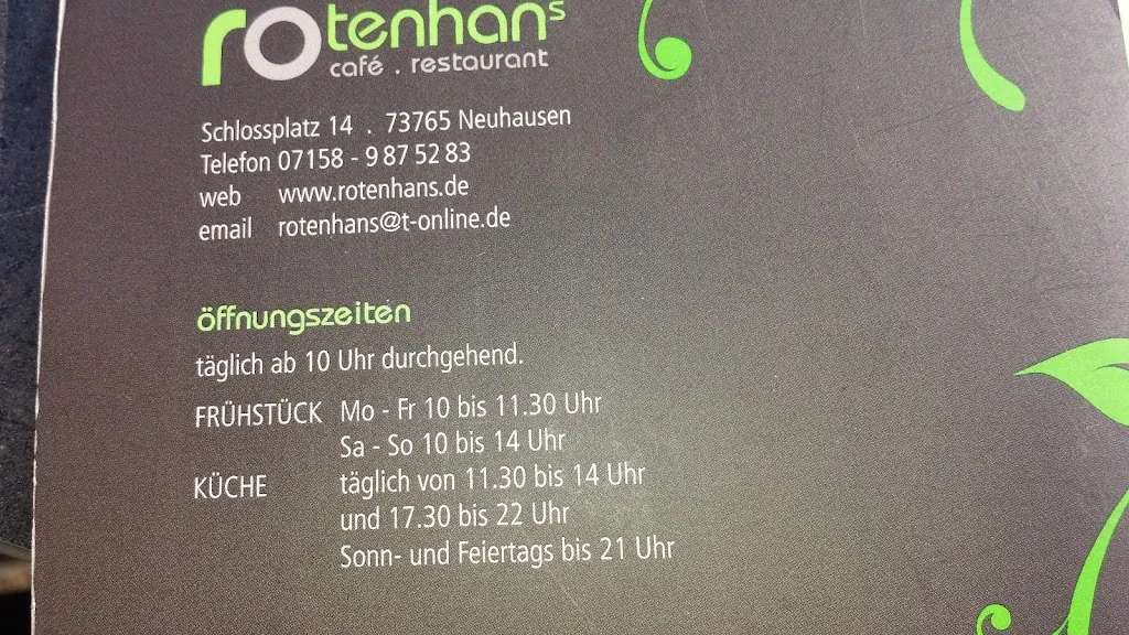 Menu_Rotenhans - Café Restaurant_Fildern_image_1