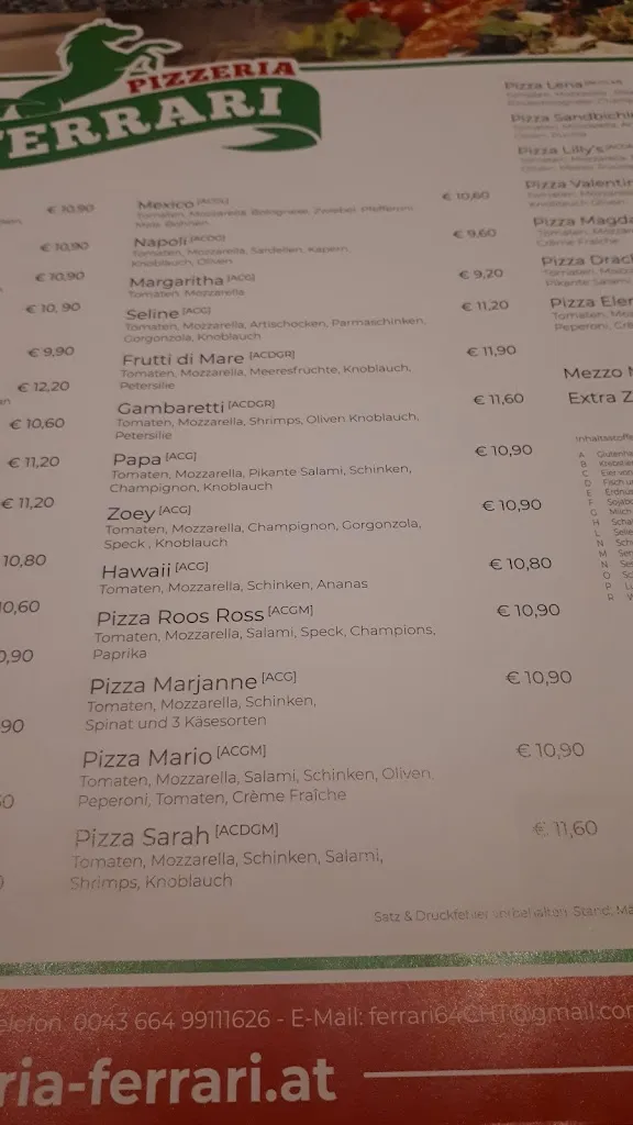 Menu_Pizzeria Ferrari_Austria_image_4