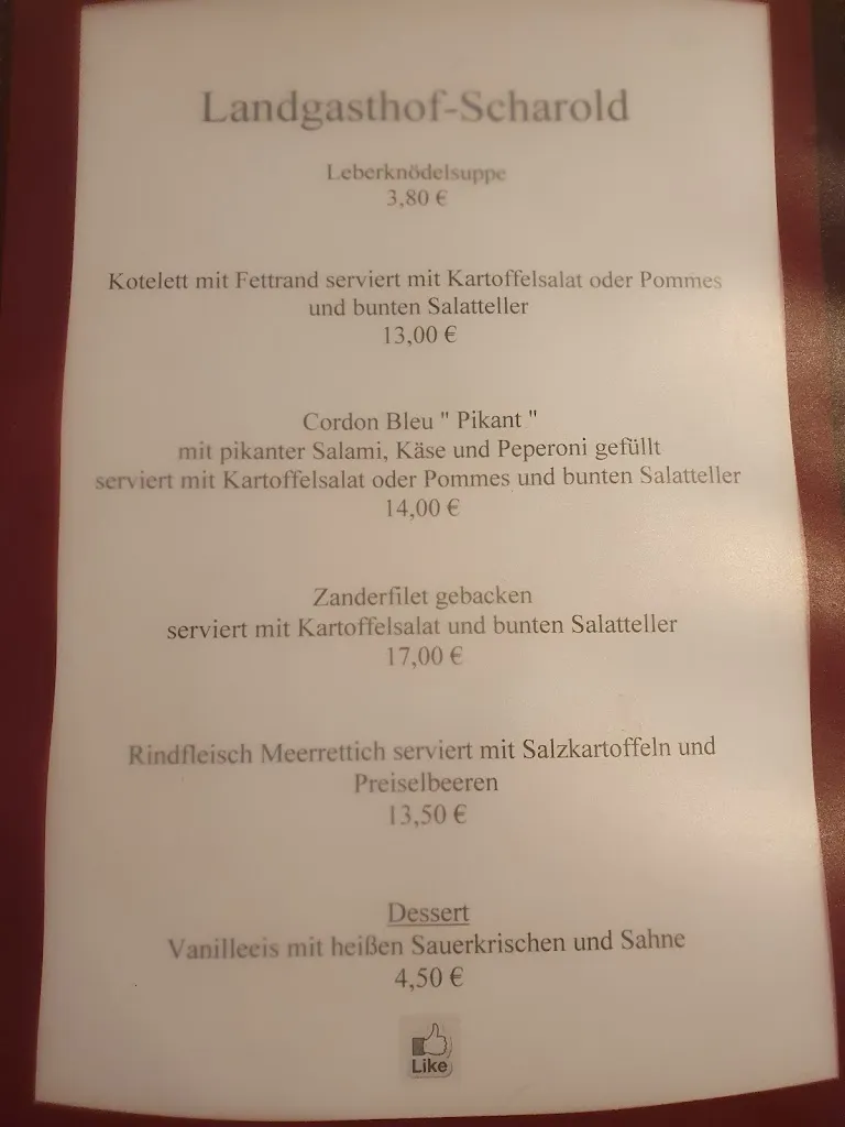 Menu_Landgasthof Scharold Gastwirtschaft_Adelsdorf_image_3