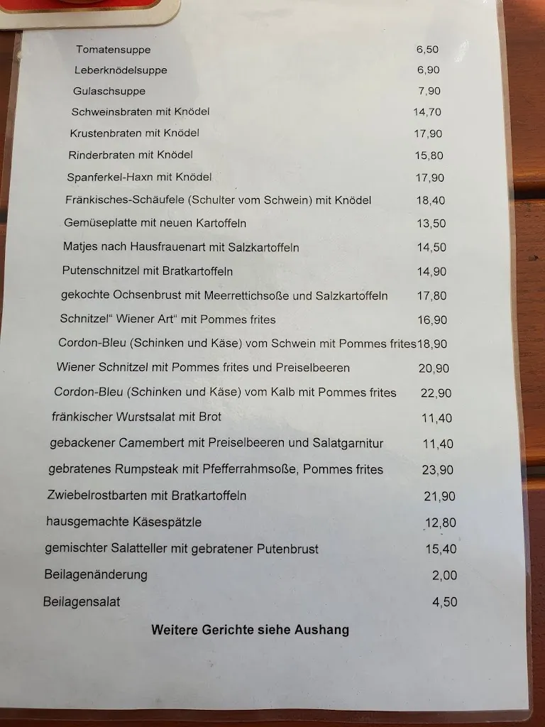 Menu_Gasthof zum Bayerischen_Greding_immagine_2
