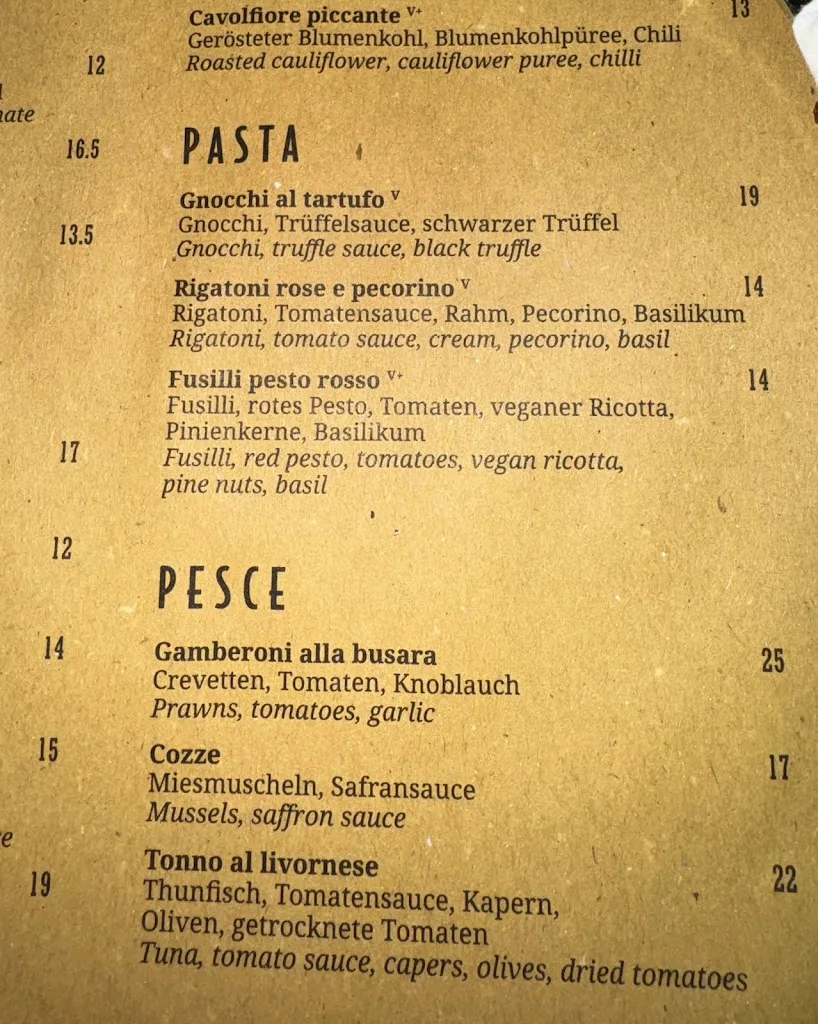 Menu_Trattoria Sempre Zürich_Zürich_image_4