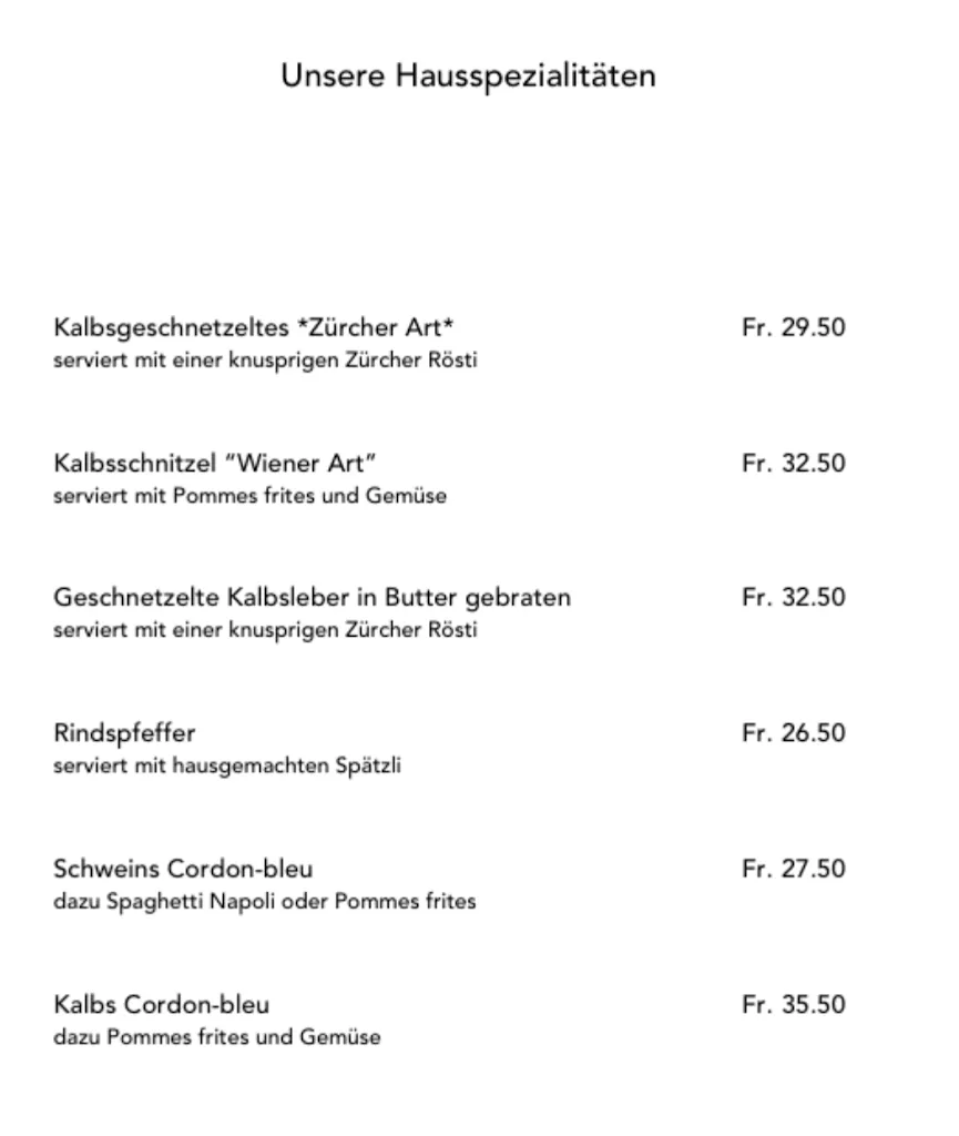 Menu_Rheinfelder Bierhaus_Zürich_image_2