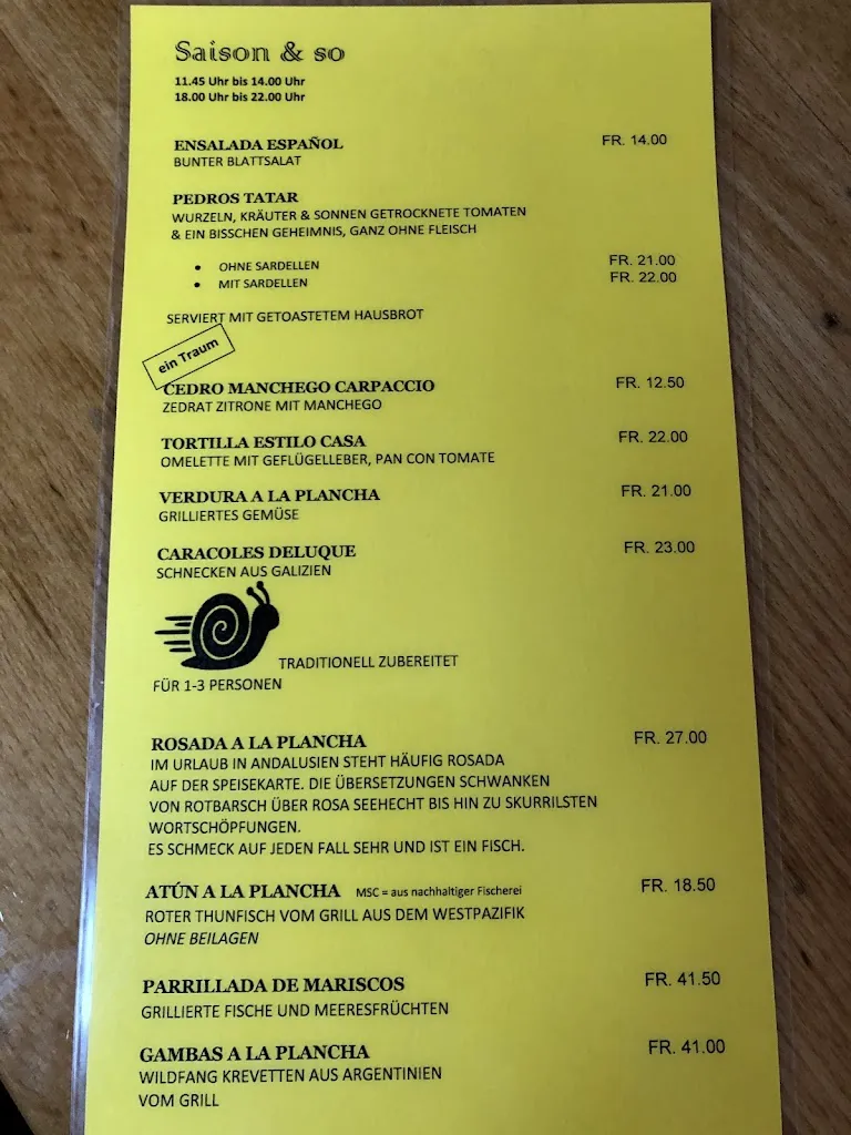 Menu_Bodega Espanola_Zürich_image_2