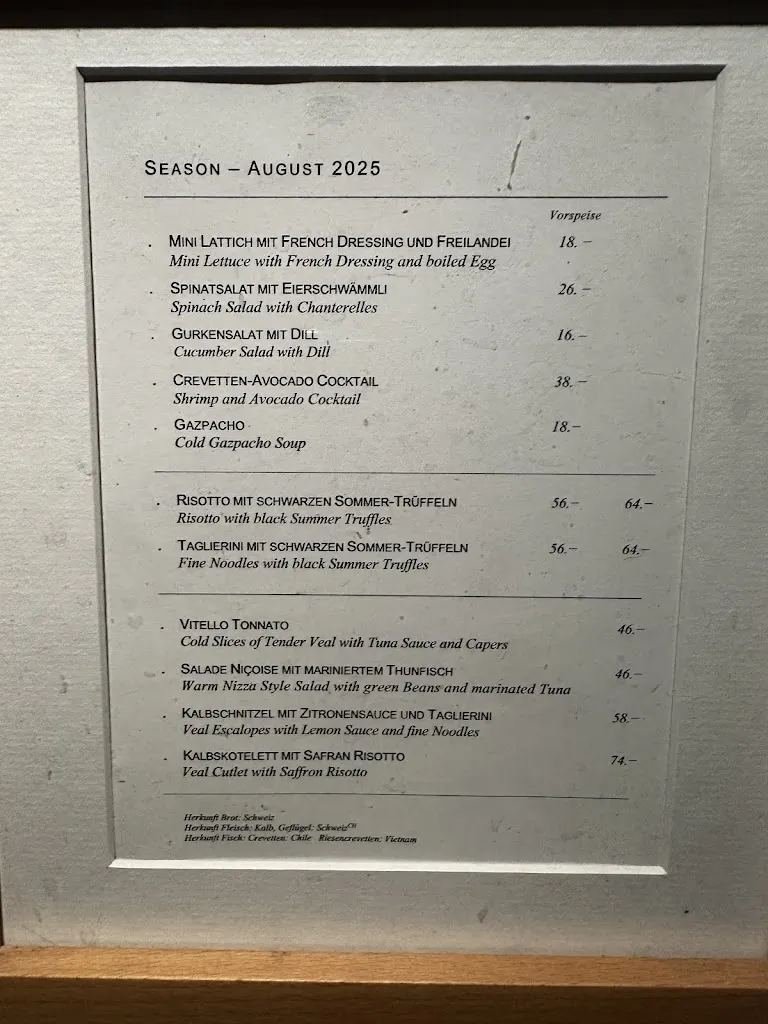 Menu_Restaurant Kindli_Zürich_image_1