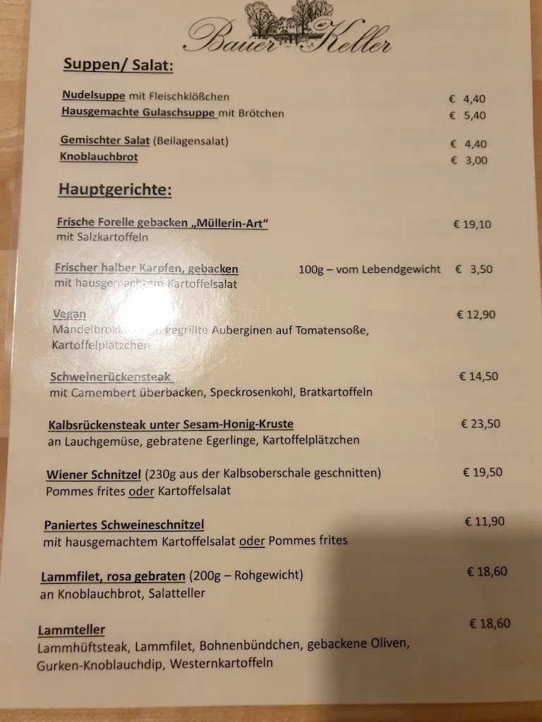 Menu_Hotel, Restaurant & Camping 