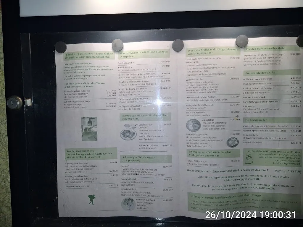 Menu_Braun Mühle Dörnthal - Gunter Braun_Olbernhau_image_1