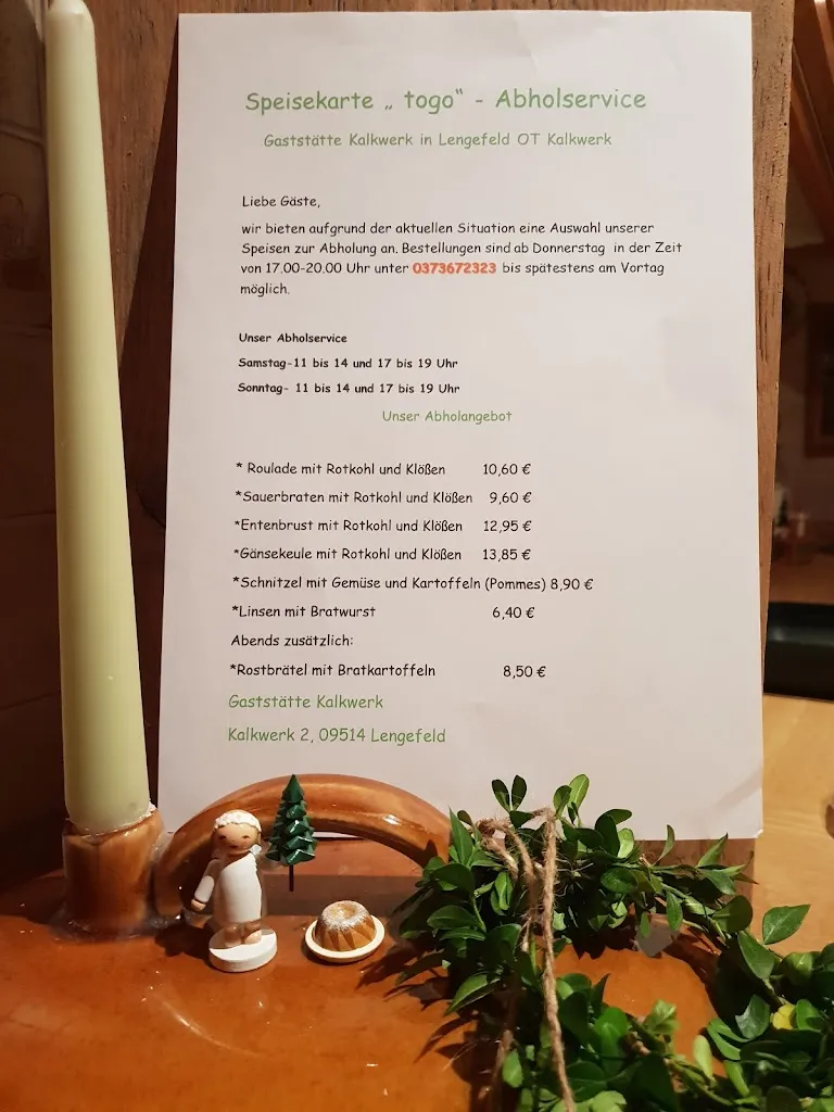 Menu_Gaststätte Kalkwerk_Pockau-Lengefeld_immagine_4