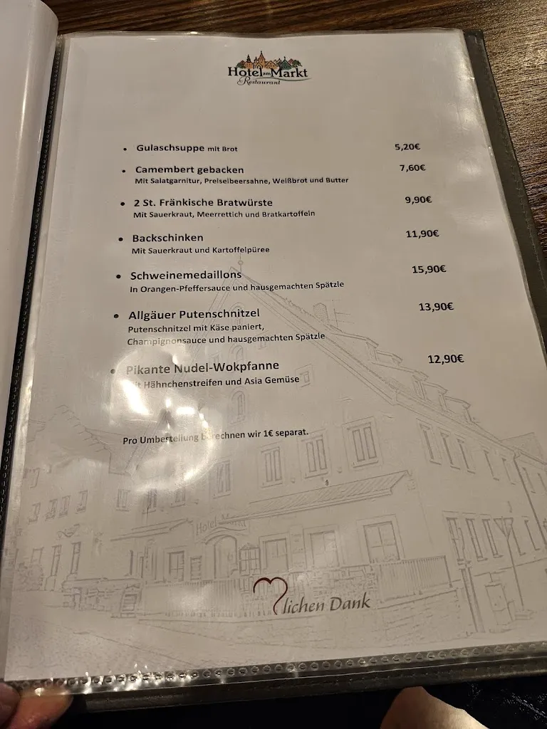 Menu_Restaurant am Markt_Greding_immagine_1