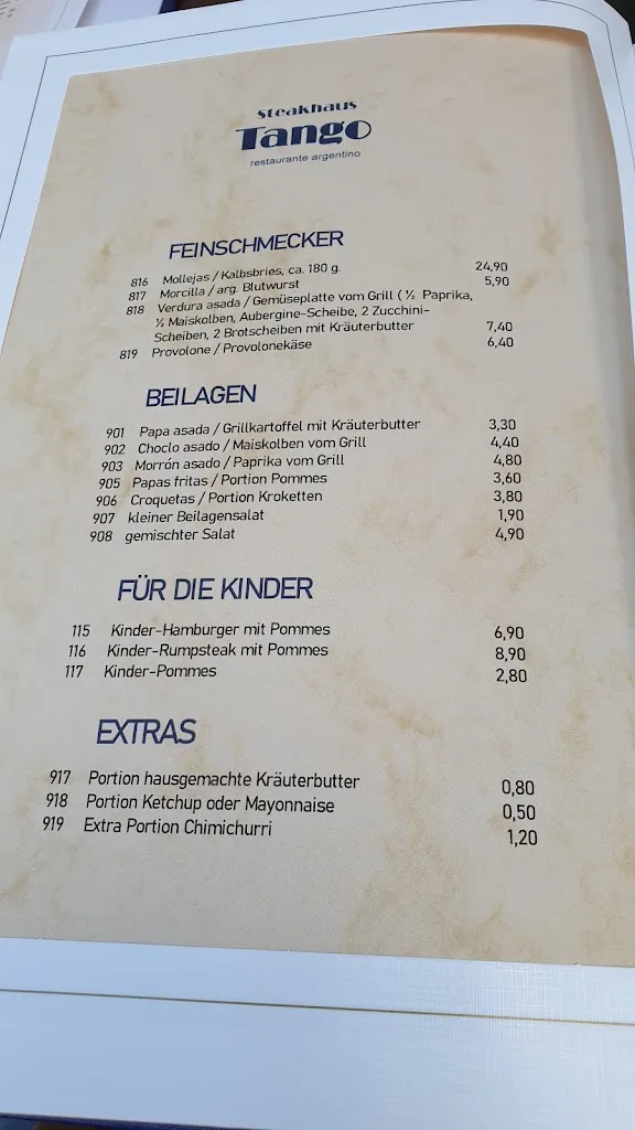 Menu_Steakhouse tango in the rathskeller_Asperg_immagine_2