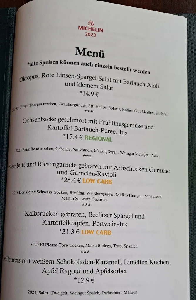 Menu_Restaurant Felsenbirne_Pirna_image_1