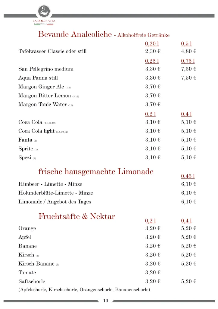 Menu_Ristorante & Pizzeria La Dolce Vita Pirna_Pirna_image_4