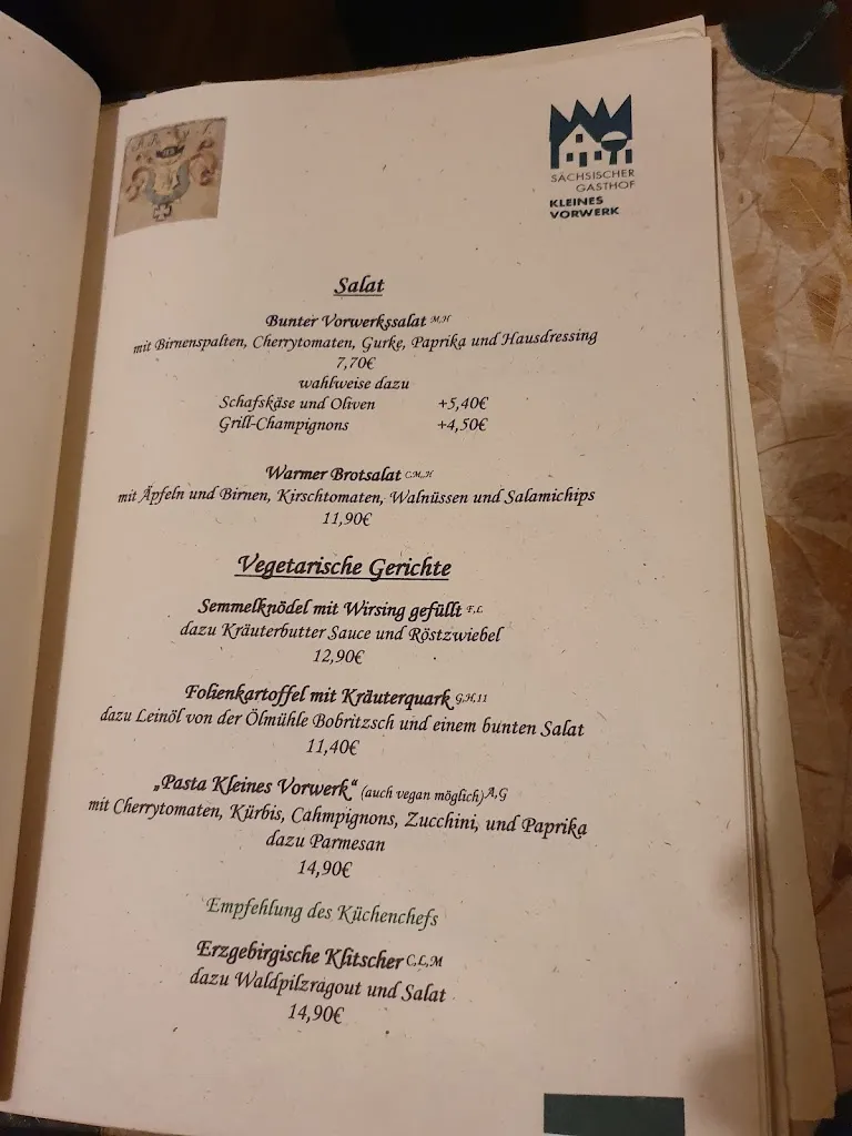 Menu_Altsächsischer Gasthof Kleines Vorwerk_Sayda_image_3