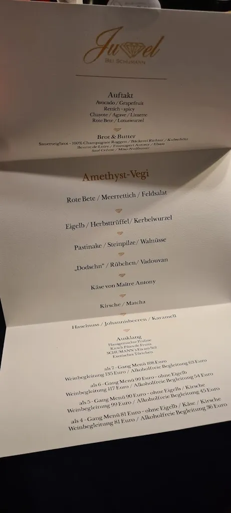 Menu_Gourmetrestaurant JUWEL_Schirgiswalde-Kirschau_immagine_1