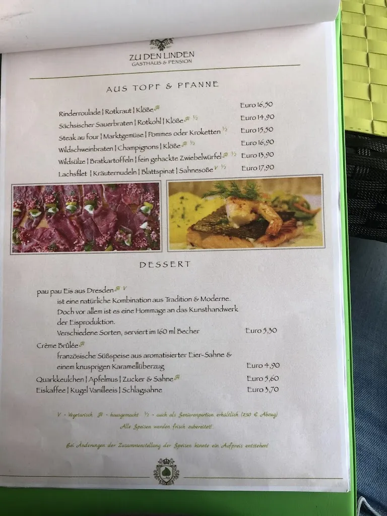 Menu_ZU DEN LINDEN RADEBEUL - restaurant & pension_Radebeul_image_2