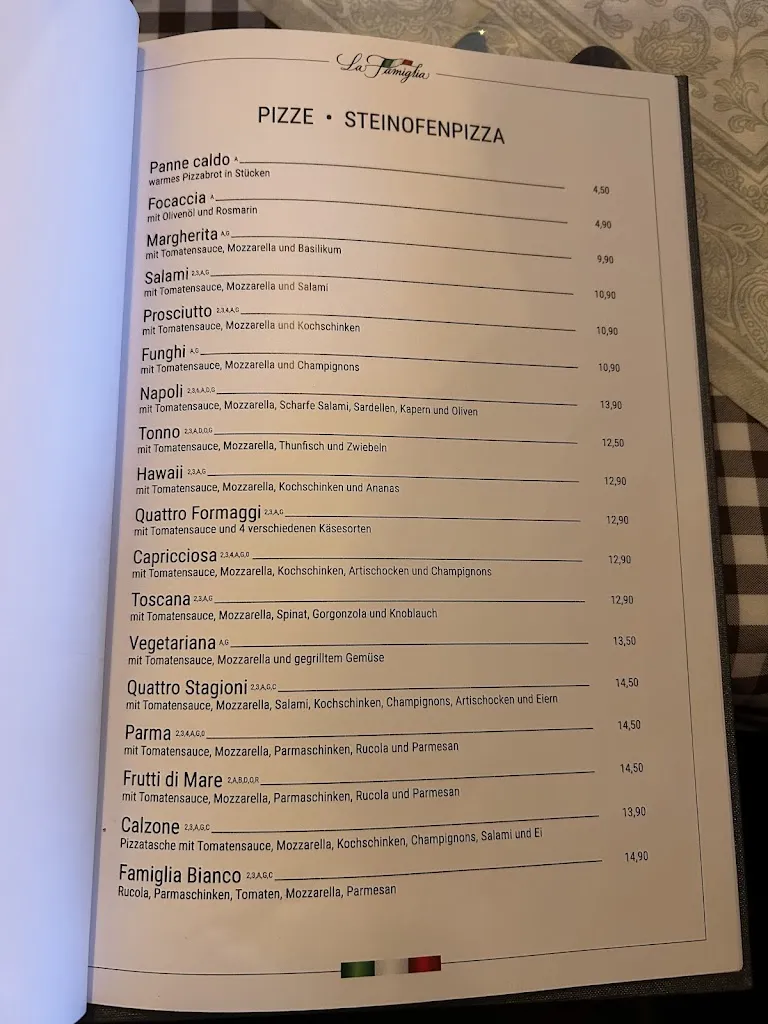 Menu_Pizzaria & Trattoria La Famiglia_Radebeul_immagine_3