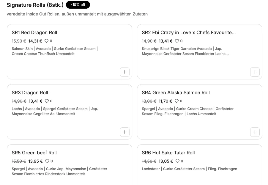 Menu_Sushi Club - The Hidden Place_Radebeul_image_1