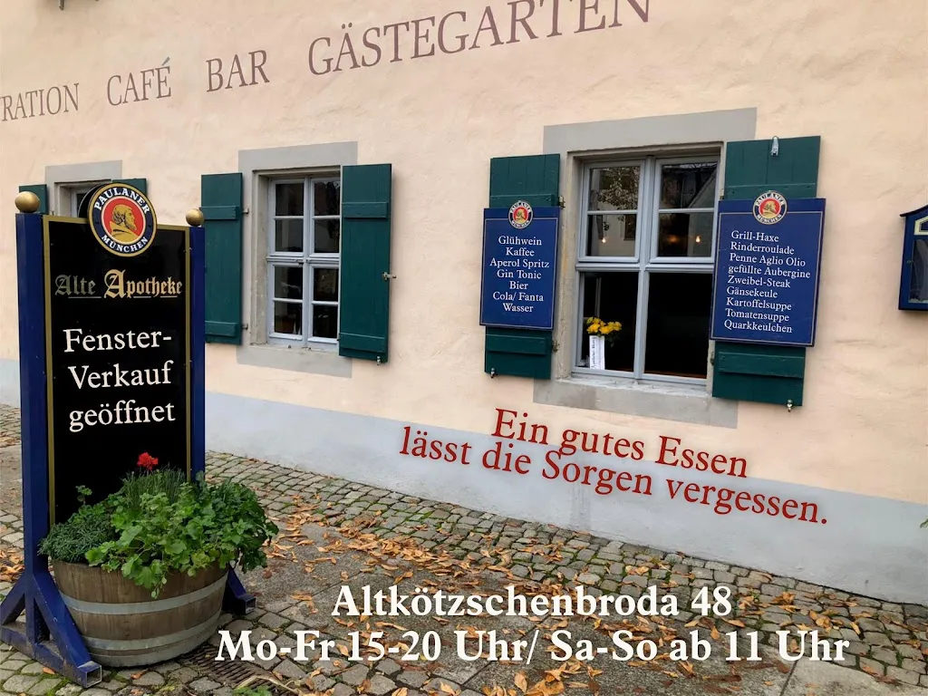 Alte Apotheke restaurant in Radebeul