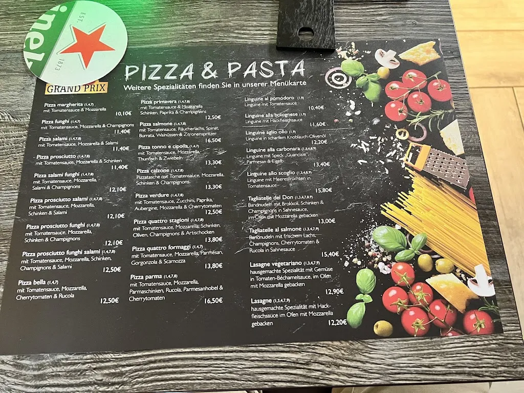 Menu_Italienisches Restaurant im Sax Freizeit Center_Schkeuditz_image_1