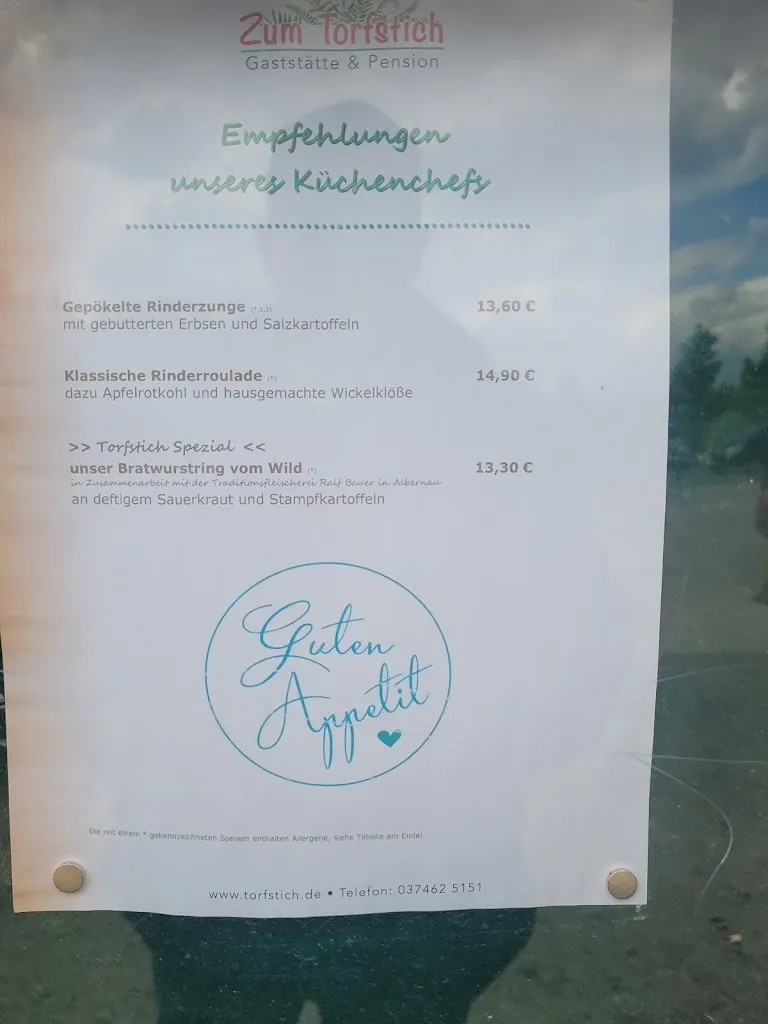 Menu_Gaststätte und Pension 