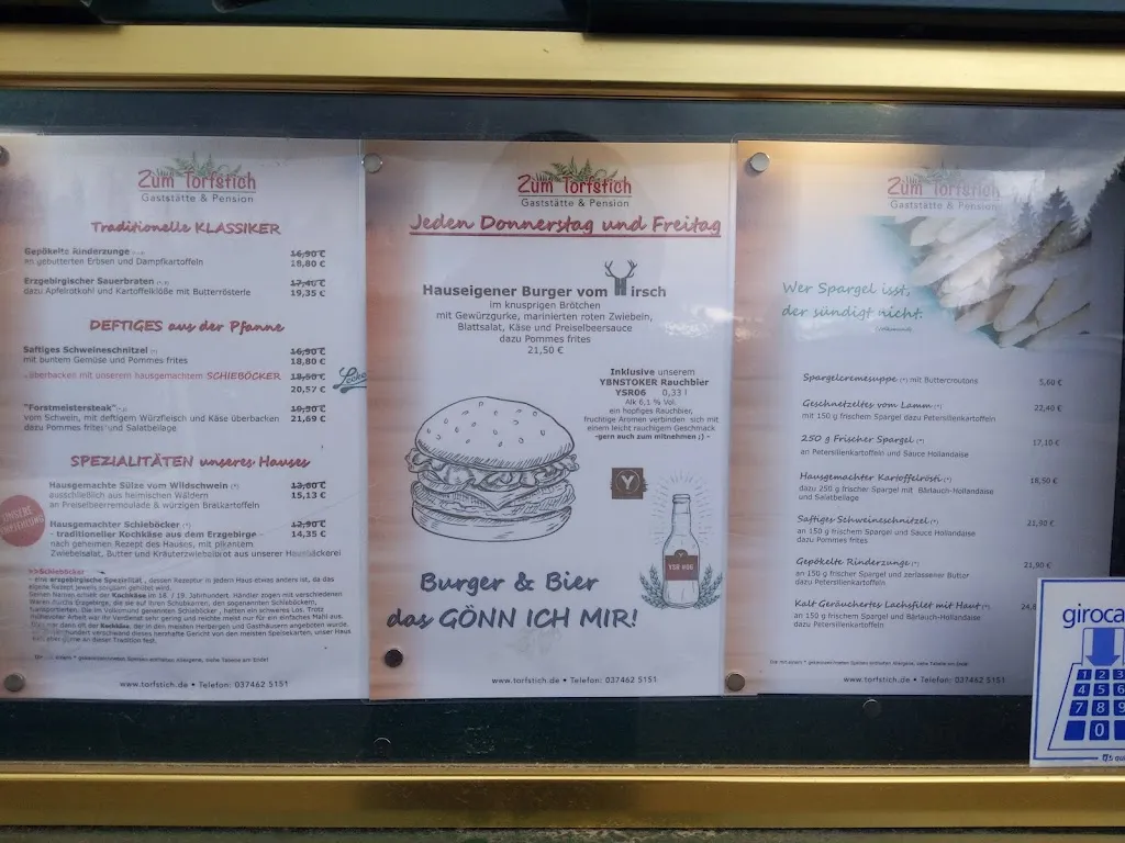 Menu_Gaststätte und Pension 