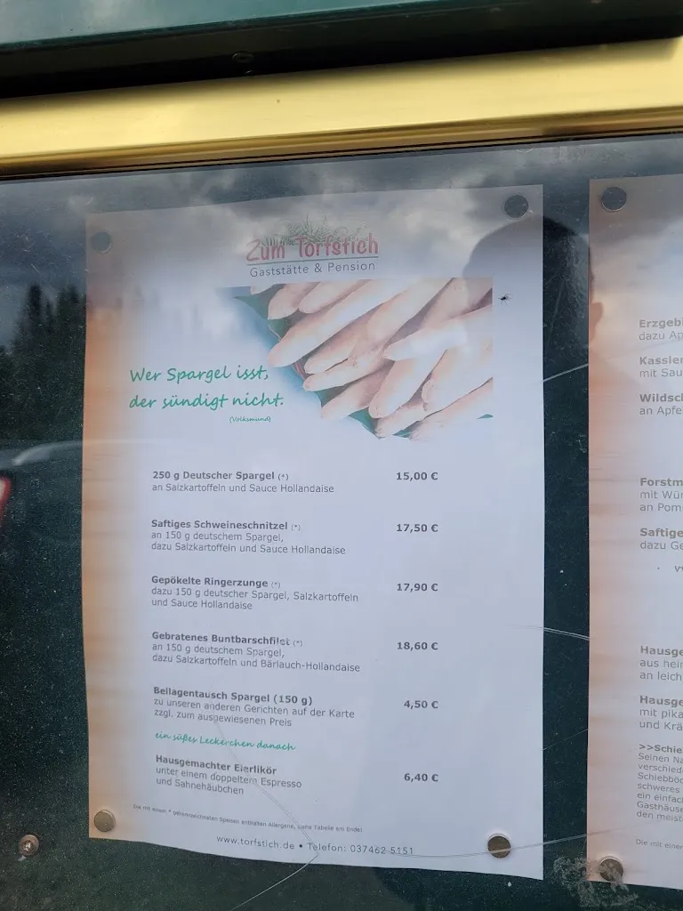 Menu_Gaststätte und Pension 