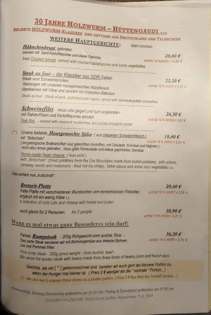 Menu_Gaststätte Holzwurm_Seiffen/Erzgeb._image_3
